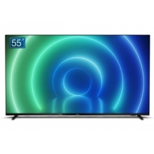 飛利浦（PHILIPS）55英寸酒店機商用電視機全面屏4K網絡智能液晶電視55PUF7176 普通電視設備(電視機)